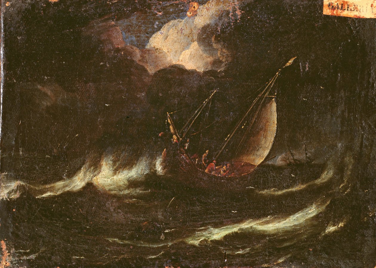 Tempestade no mar de Antonio Francesco Peruzzini