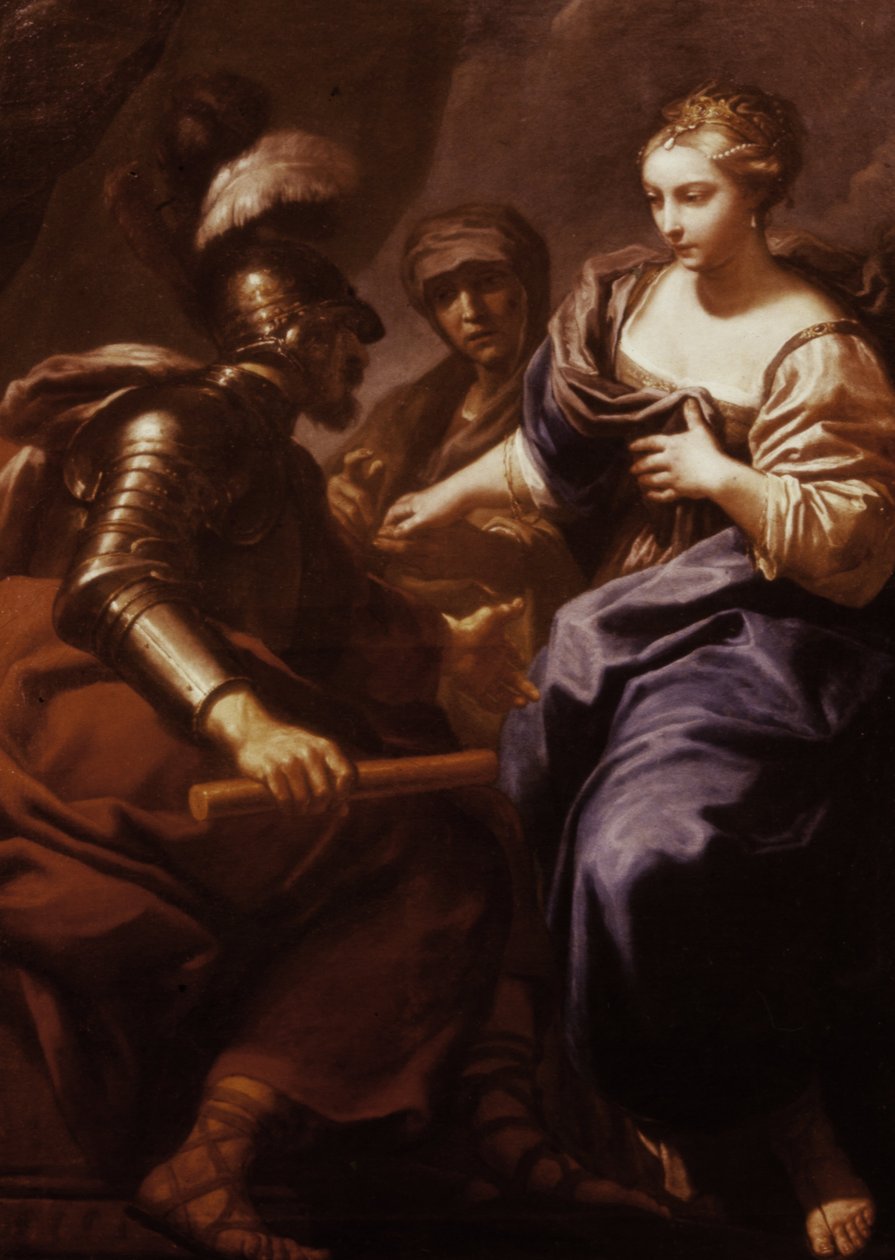 Judith Apresentando-se a Holofernes de Antonio Gionima
