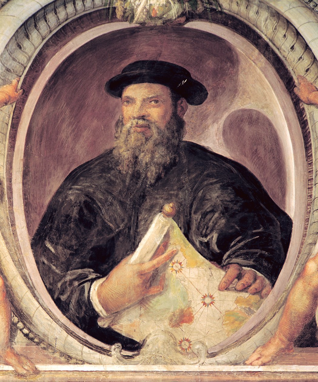 Fernão de Magalhães (c.1480-1521) da &39;Sala del Mappamondo&39; (Salão dos Mapas do Mundo) de Antonio Giovanni de Varese