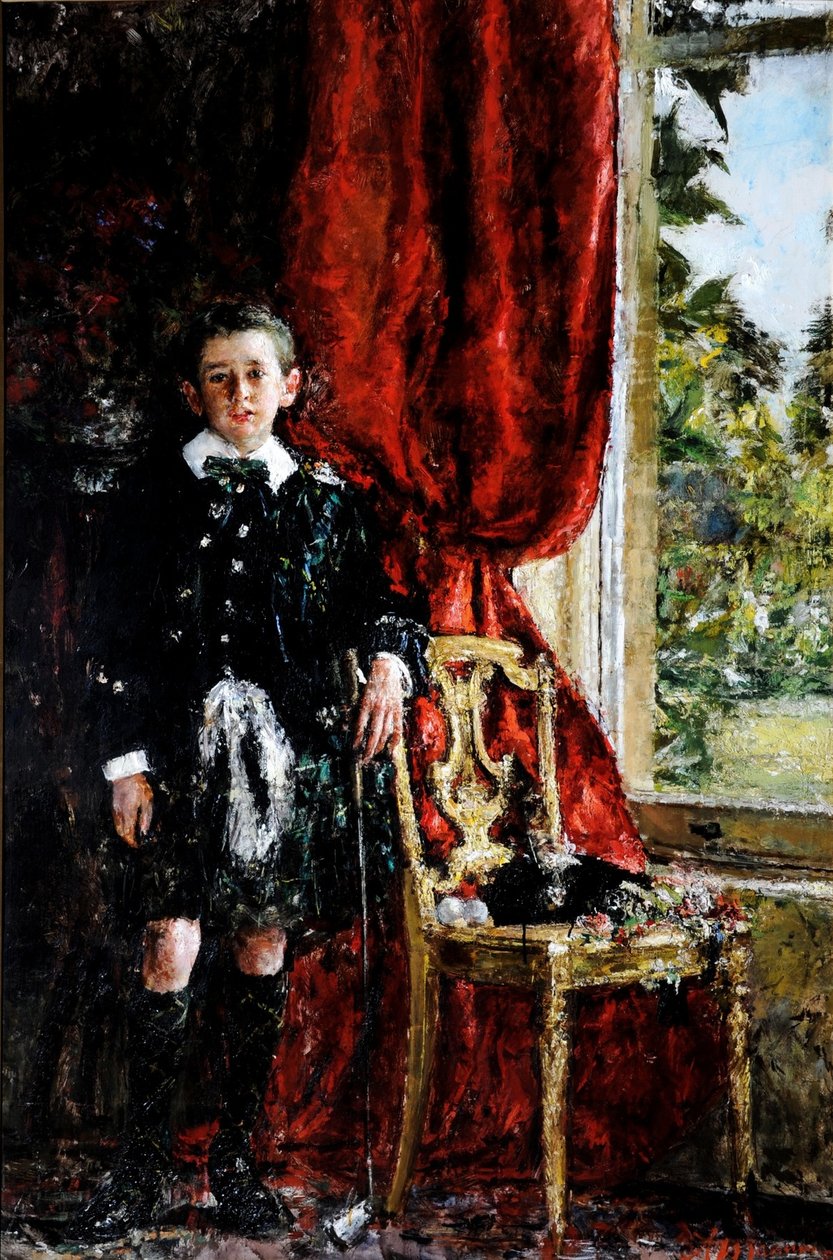 O jovem jogador de golfe O jovem jogador de golfe de Antonio Mancini
