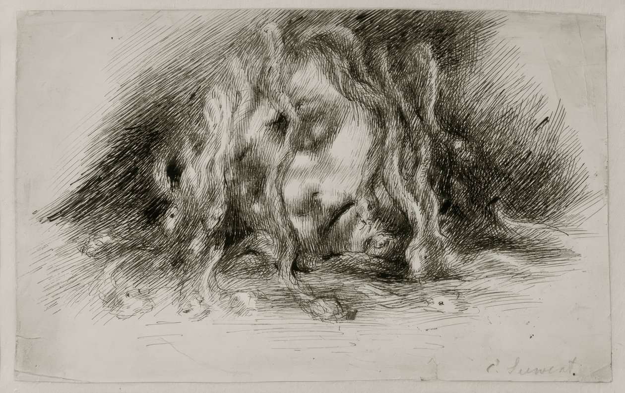 Retrato de Rafaela Flores Calderón em criança de Antonio María Esquivel