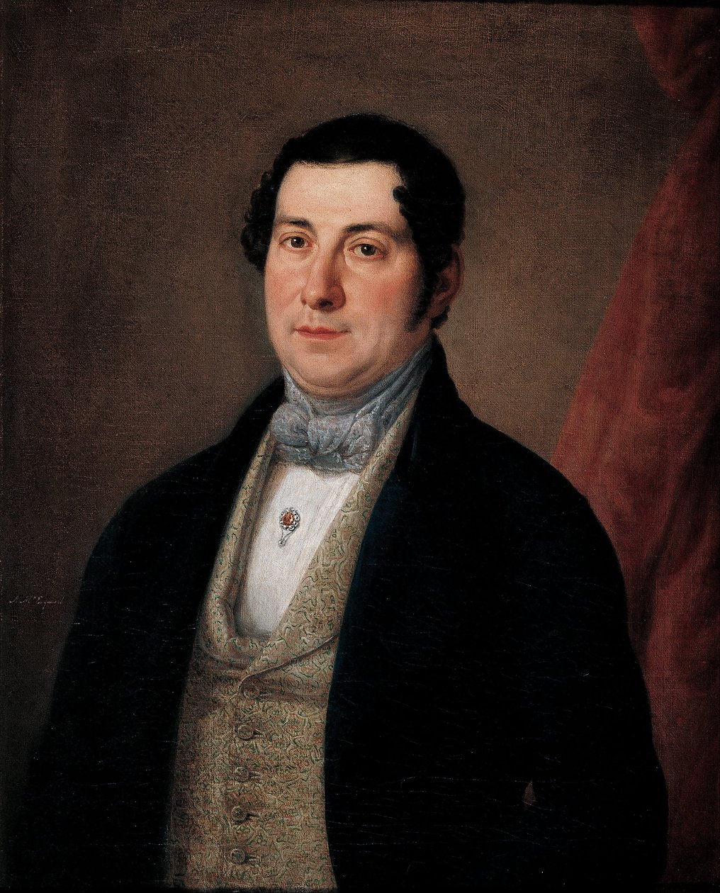 Retrato de um cavalheiro de Antonio María Esquivel