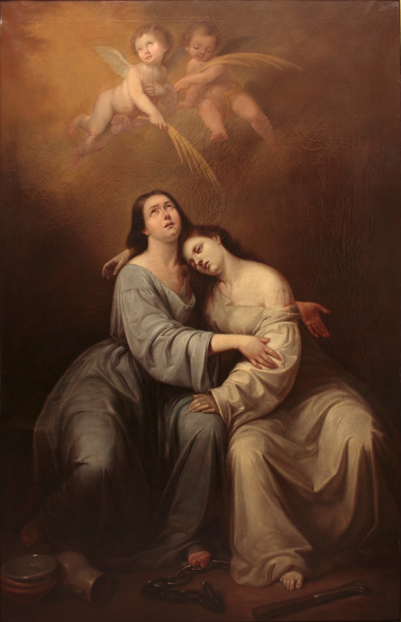 Santa Justa e Santa Rufina de Antonio María Esquivel