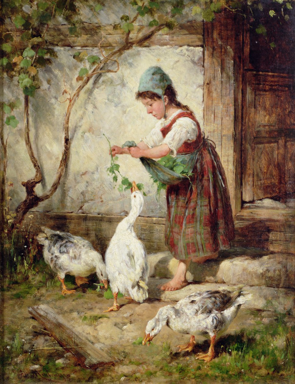 A garota do ganso de Antonio Montemezzano