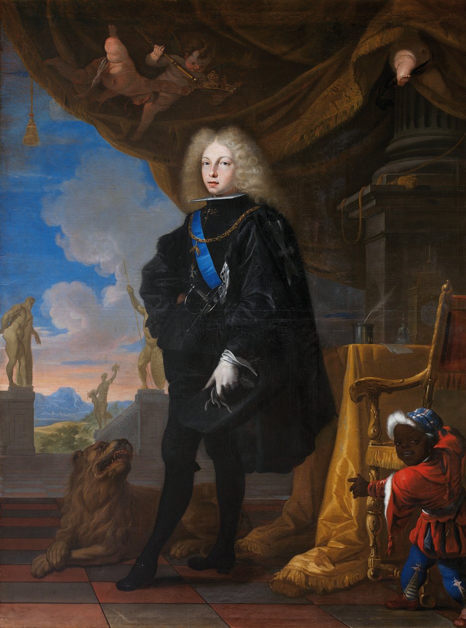 Retrato do rei Felipe V da Espanha de Antonio Palomino