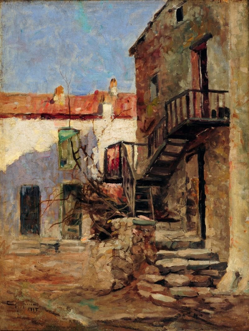 Casas em Piana Corsica, FrancenPortugues: Casas em Piana Corsega, Francan de Antonio Parreiras