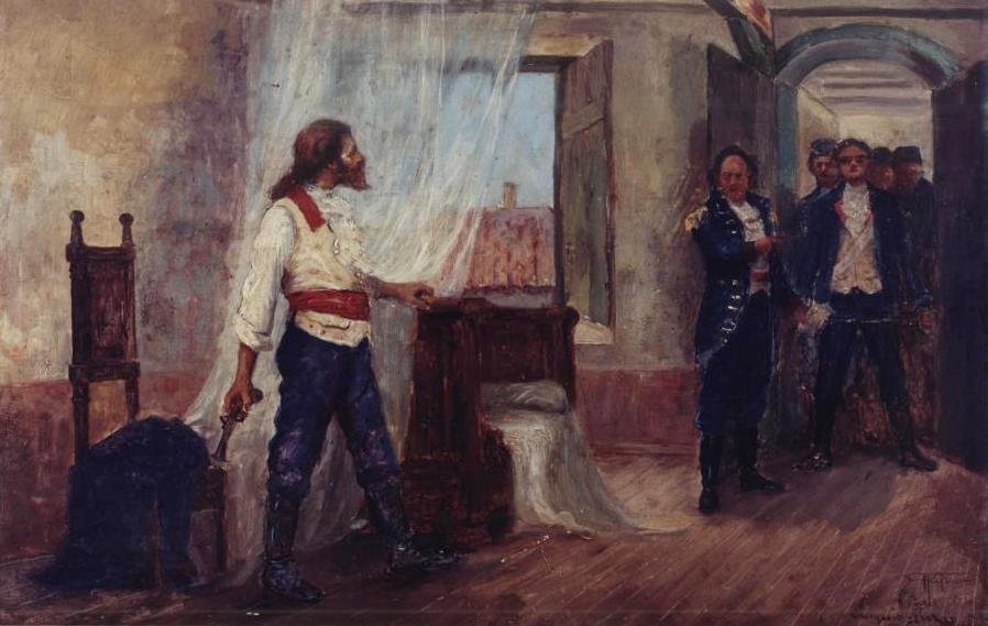 Imprisonment of Tiradentes studynPortugues: Estudo para Prisao de Tiradentesn de Antonio Parreiras