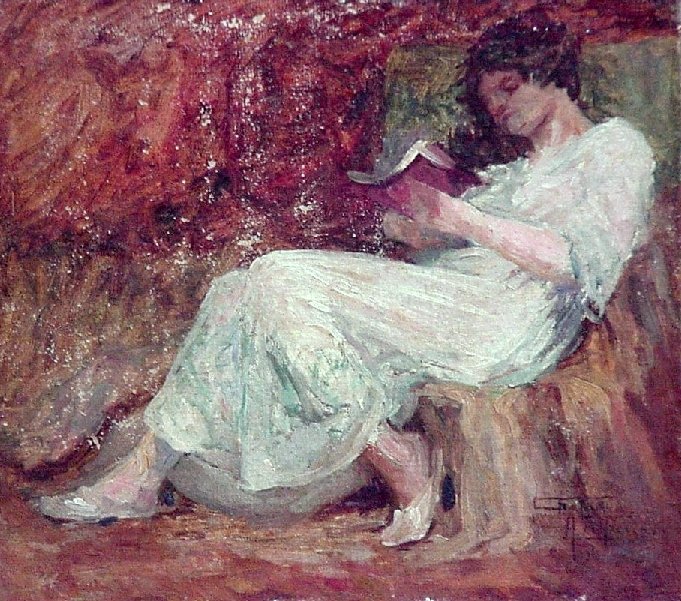  Morning perusalnPortugues: Leitura matinaln de Antonio Parreiras