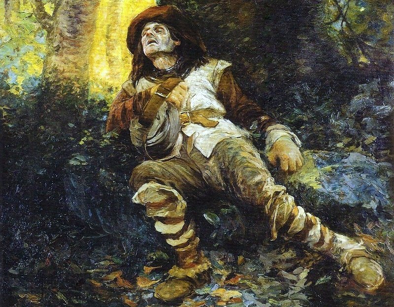  Morte de Fernao Dias Paes LemenEnglish: Death of Fernao Dias Paes Lemen de Antonio Parreiras