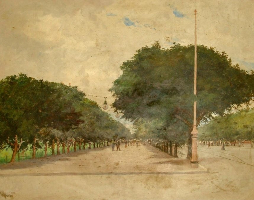 Calçada do Largo da Pólvora de Antonio Parreiras