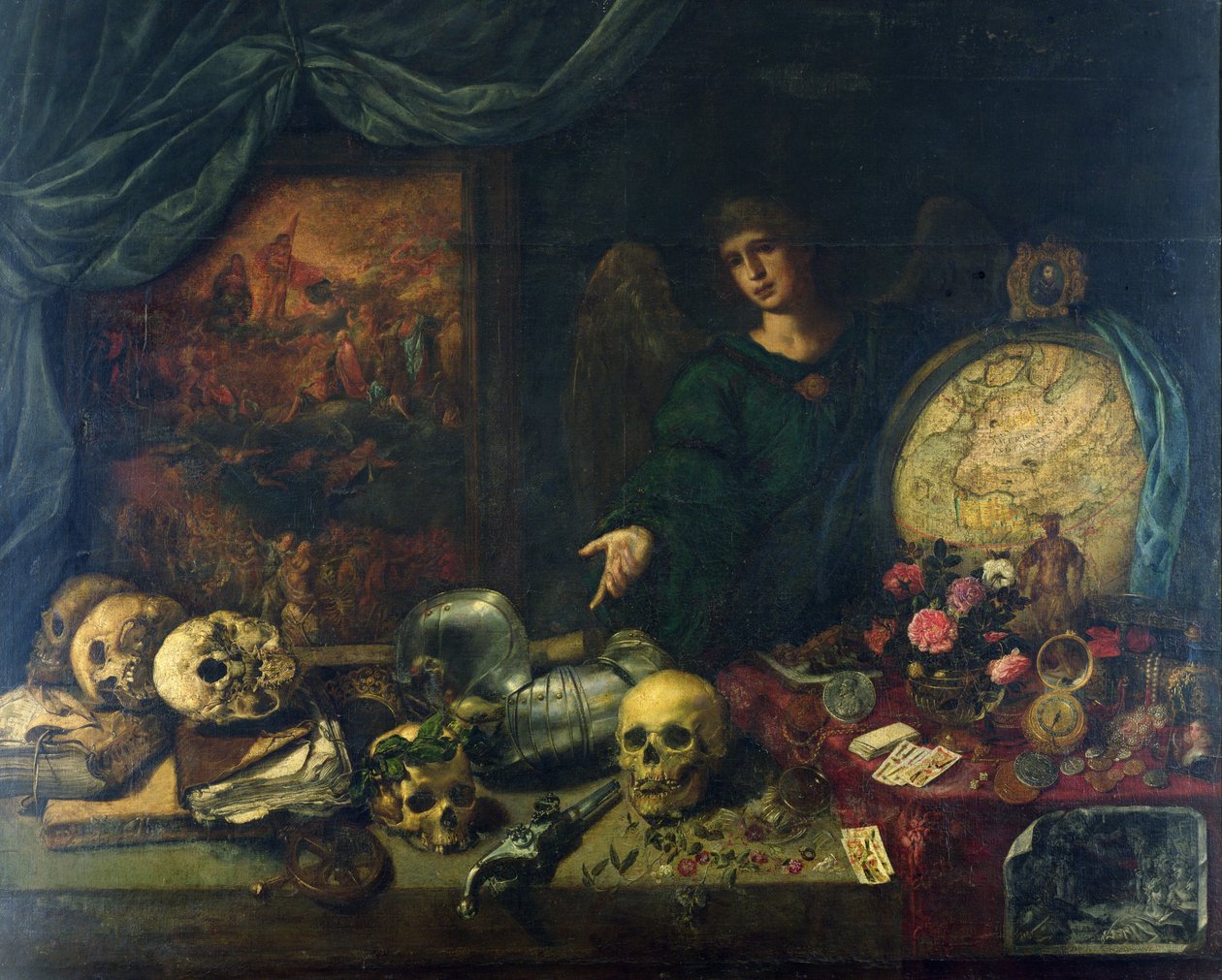 Alegoria da vaidade, 1650-60 de Antonio Pereda y Salgado