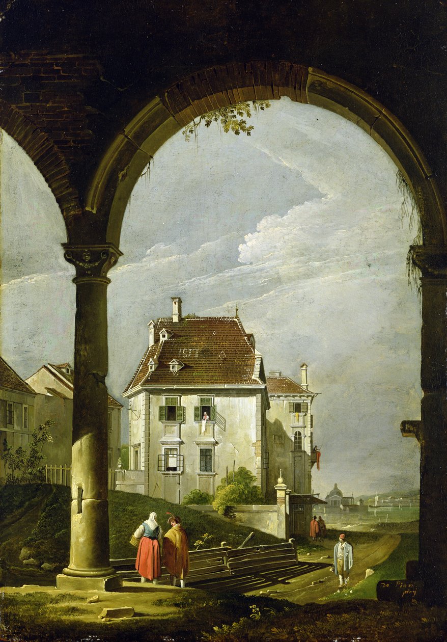Vista veneziana, 1817 de Antonio Pian