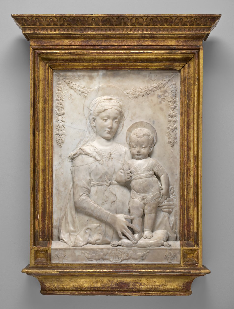 Madonna e Criança, c.1475-1478 (mármore) de Antonio Rossellino