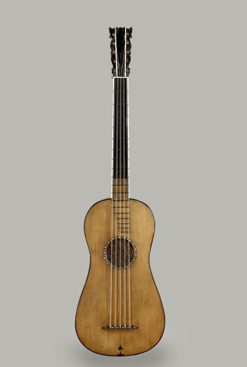 Guitarra, 1688 (pinho, maple) de Antonio Stradivari