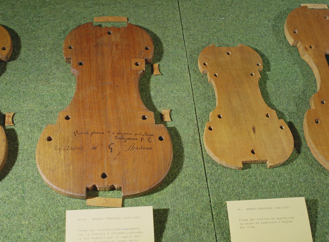 Formas de Violino (madeira) de Antonio Stradivari