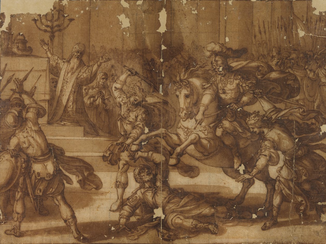 A Expulsão de Heliodoro do Templo de Antonio Tempesta