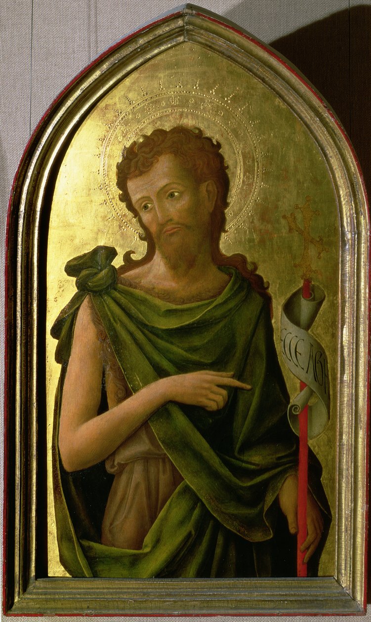 São João Batista, painel de um políptico removido da igreja de São Francisco em Pádua, 1451 (painel) (ver também 72516) de Antonio Vivarini