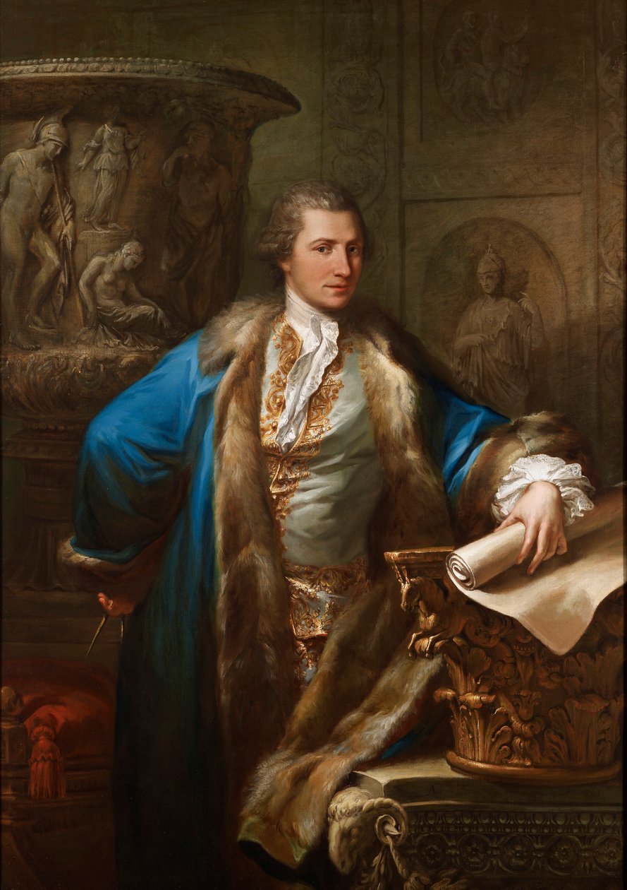 Retrato de James Adam de Antonio Zucchi