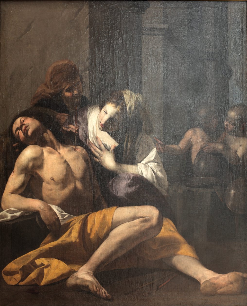 São Sebastião curado por Santa Irene de Antonio de Bellis