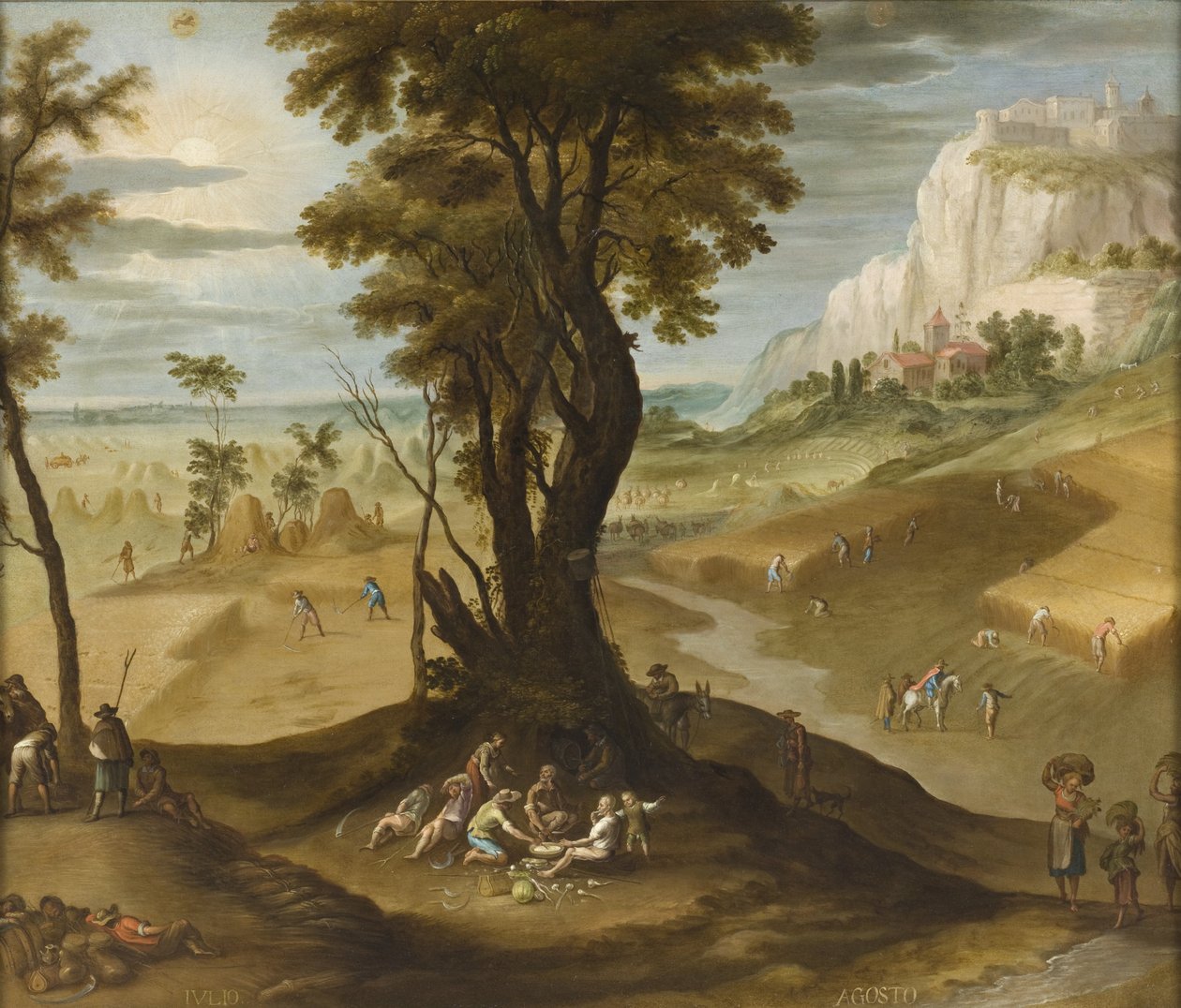 Julho e Agosto de Los Doce Meses del Año, 1650-99 de Antonio de Espinosa