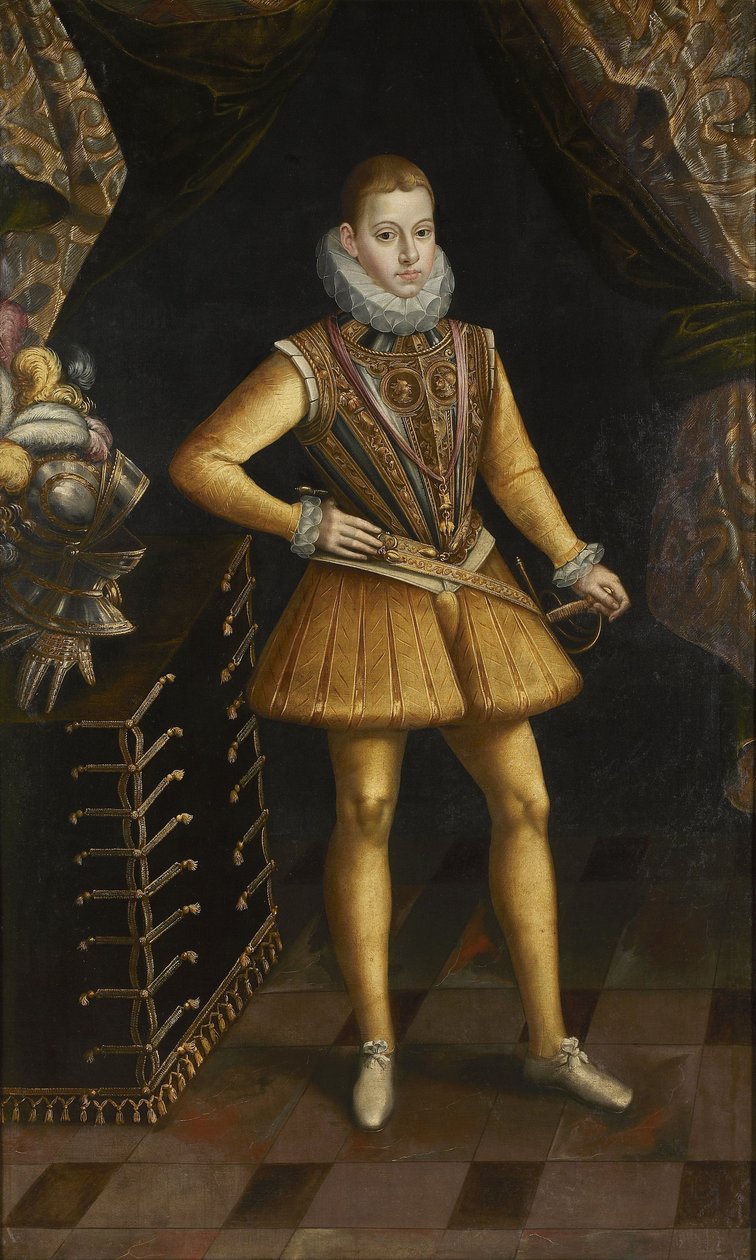 Retrato, de, philip, iii, de, espanha de Antonio de Succa