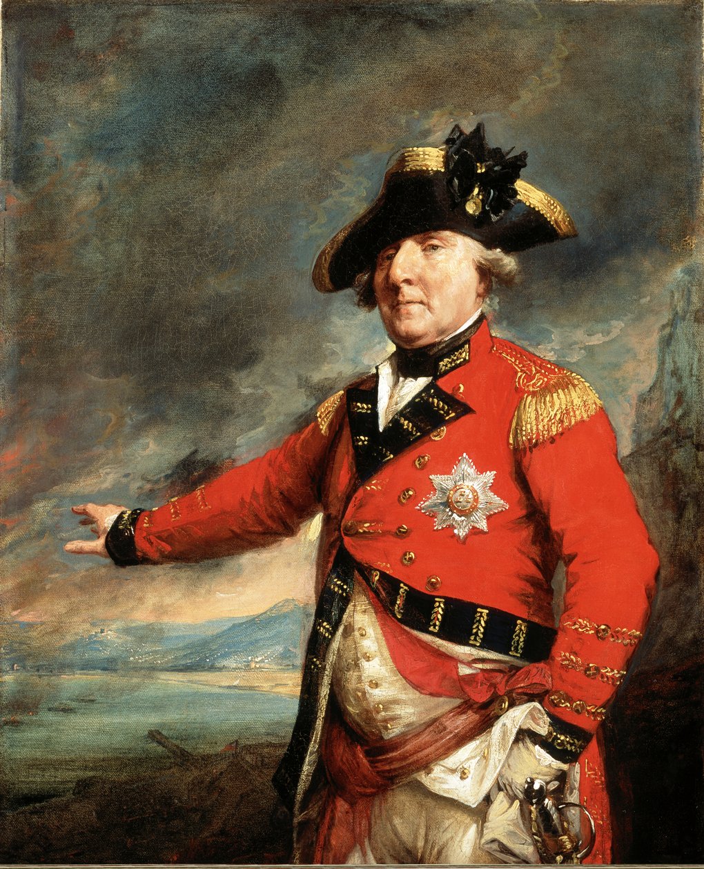 General George Augustus Eliott (mais tarde 1º Barão Heathfield) de Antonio (attr.to) Poggi