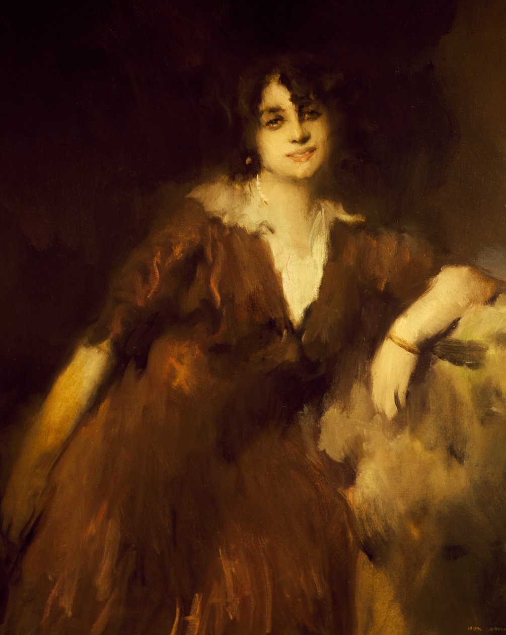 Retrato de Rosina Storchio (Veneza de Antonio Ambrogio Alciati