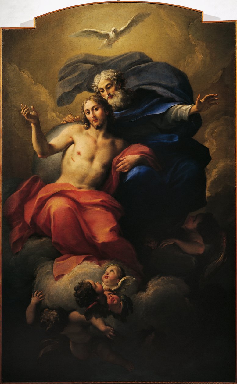 Glória de Santo Inácio, de Antonio Balestra (1666-1740) (óleo sobre tela) de Antonio Balestra