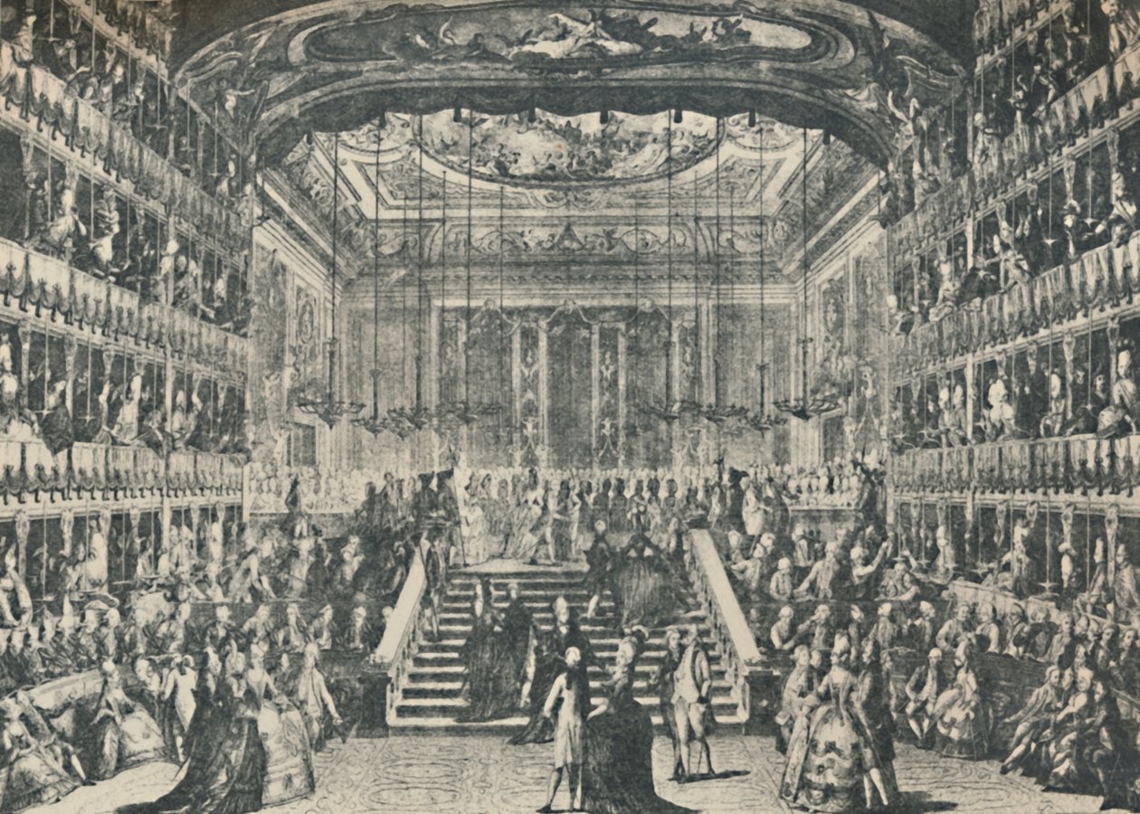 Recepção do Grão-Duque e Duquesa da Rússia, 1782, 1925. de Antonio Baratta
