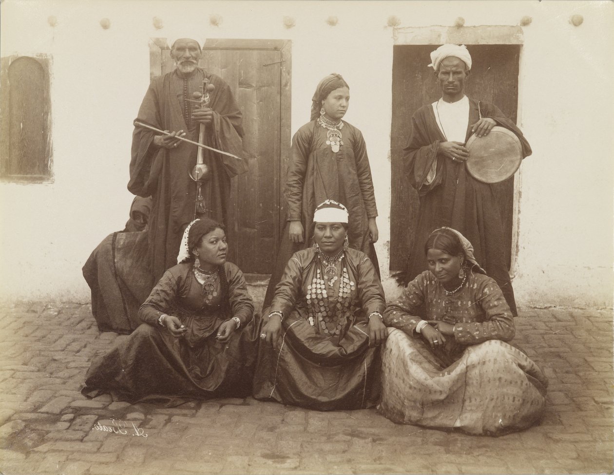 Bailarinos Árabes, Egipto de Antonio Beato