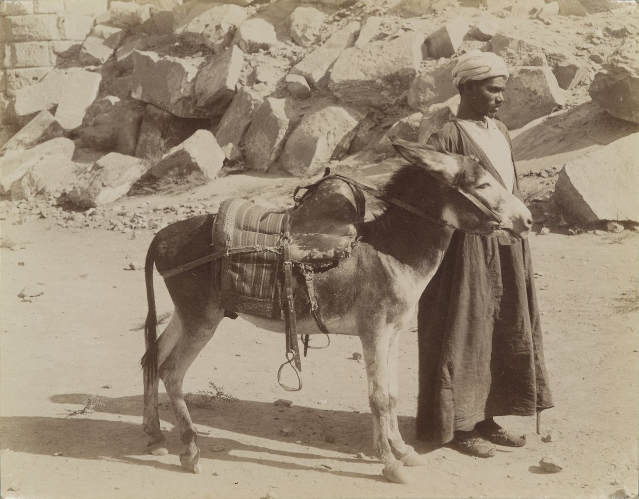 Bourier e Bouriquer, Egipto de Antonio Beato