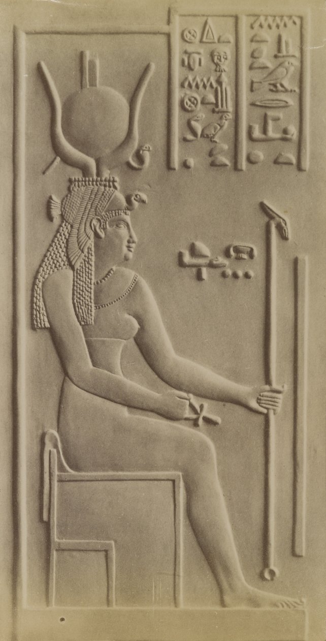 Isis, Templo em Dendera de Antonio Beato