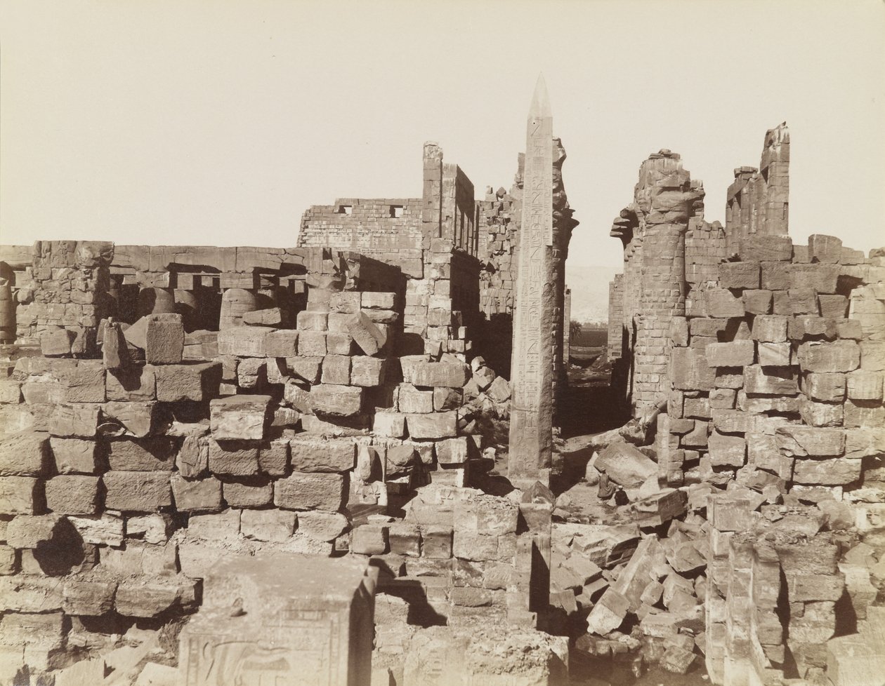 Templo de Karnak, Egipto de Antonio Beato