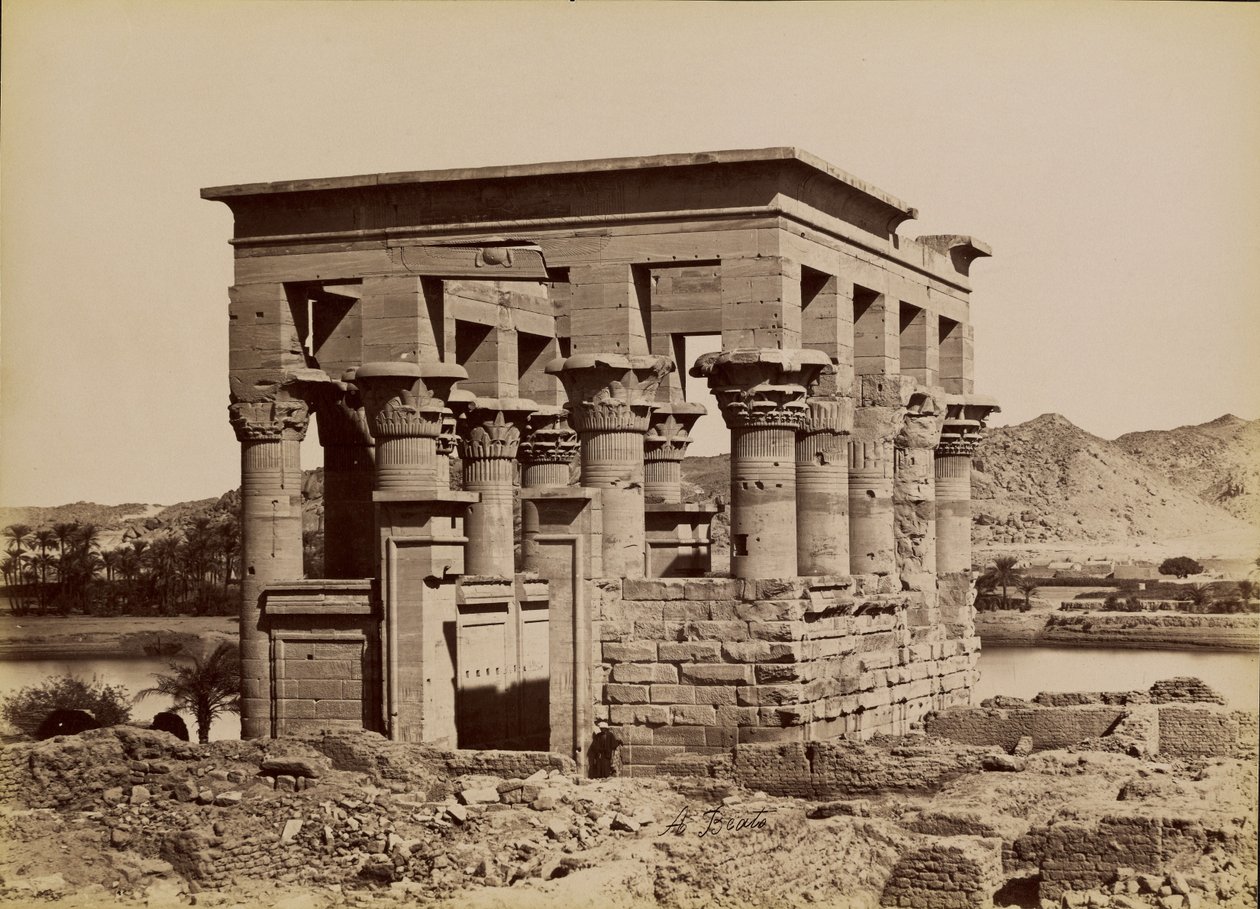 [Quiosque de Philae] / [Quiosque de Phile] de Antonio Beato