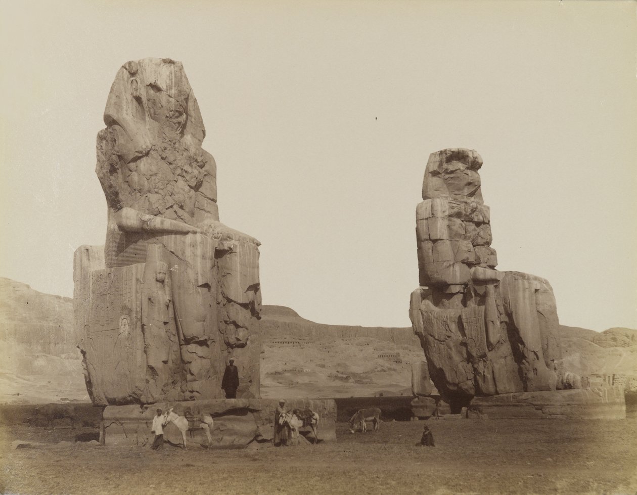 Os Colossi de Memnon de Antonio Beato
