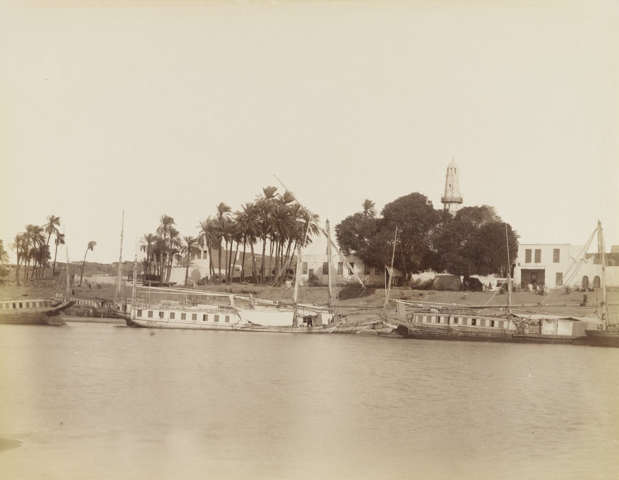 Vista de Afsouan, Egipto de Antonio Beato