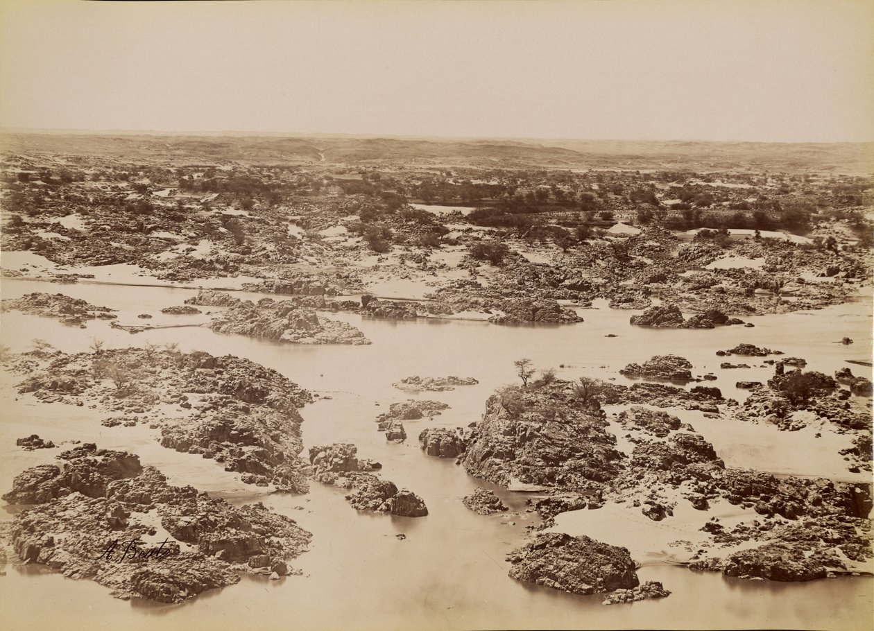 [Vista da Primeira Catarata] / [Vue de la Premiere Cataracte] de Antonio Beato