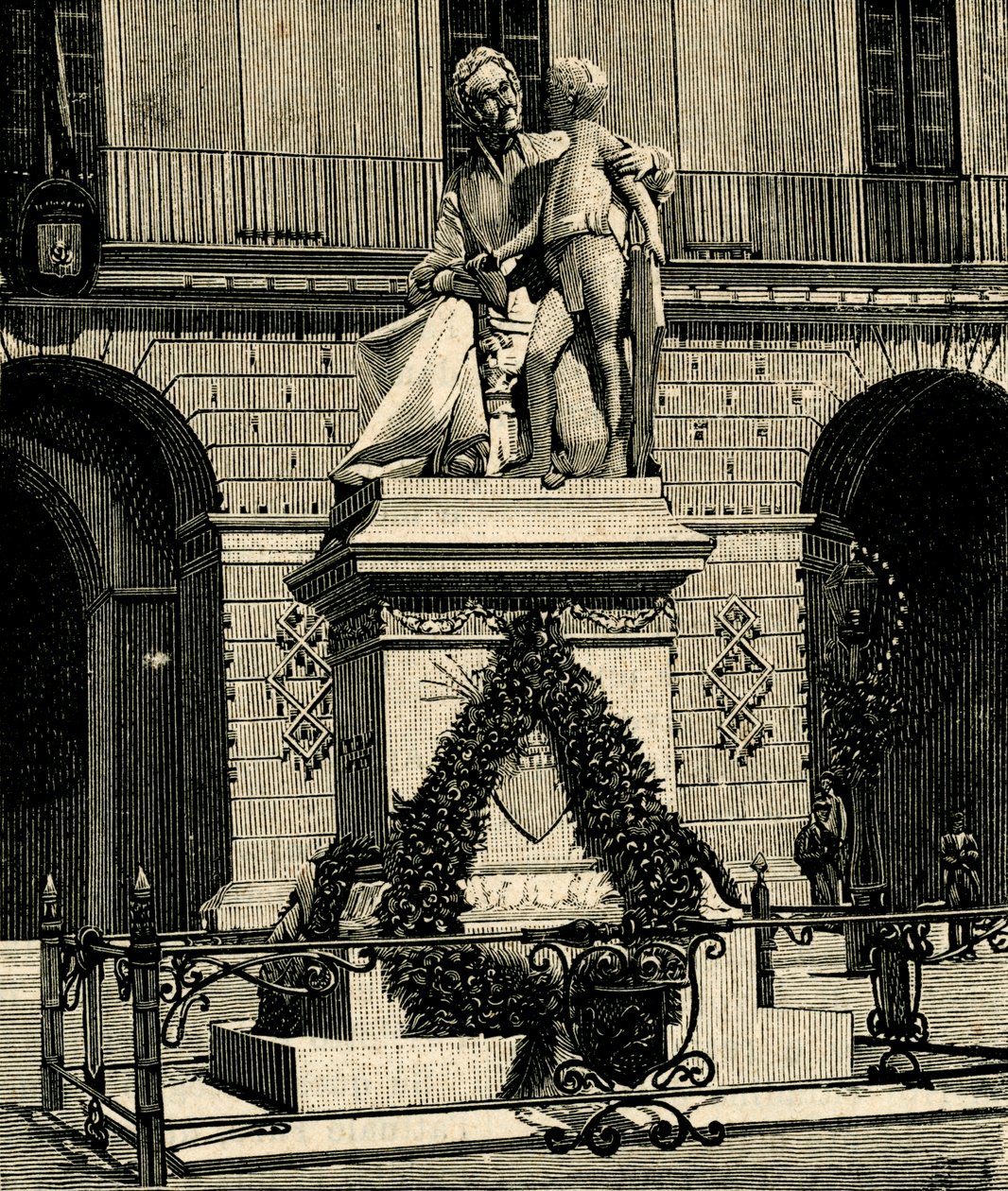 Monumento a Francesca Capece (1769-1848), de Antonio Bortone (1844-1938), Maglie, Apúlia, Itália de Antonio Bortone