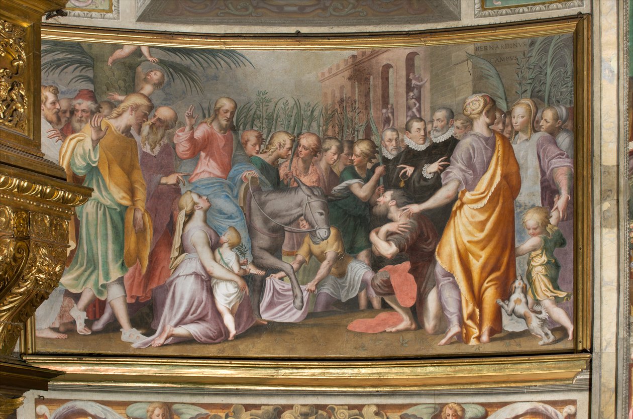 Antonio Campi, Entrada de Jesus em Jerusalém 1582-84 de Antonio Campi