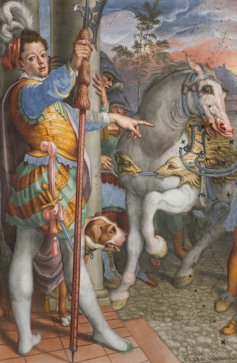 Apse, Antonio Campi, Encontro de Jesus com o centurião Cornélio 1582-84, Detalhe de Antonio Campi