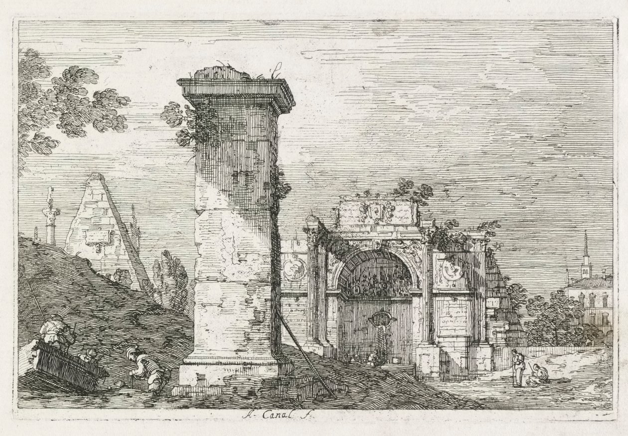 Visualizações: O Pilar Isolado de Antonio Canaletto