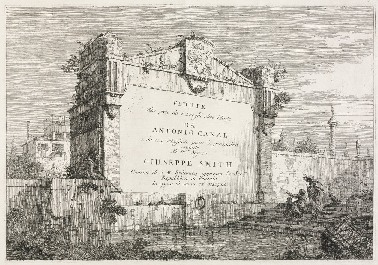 Visualizações: Página de título, 1735-1746. de Giovanni Antonio Canal