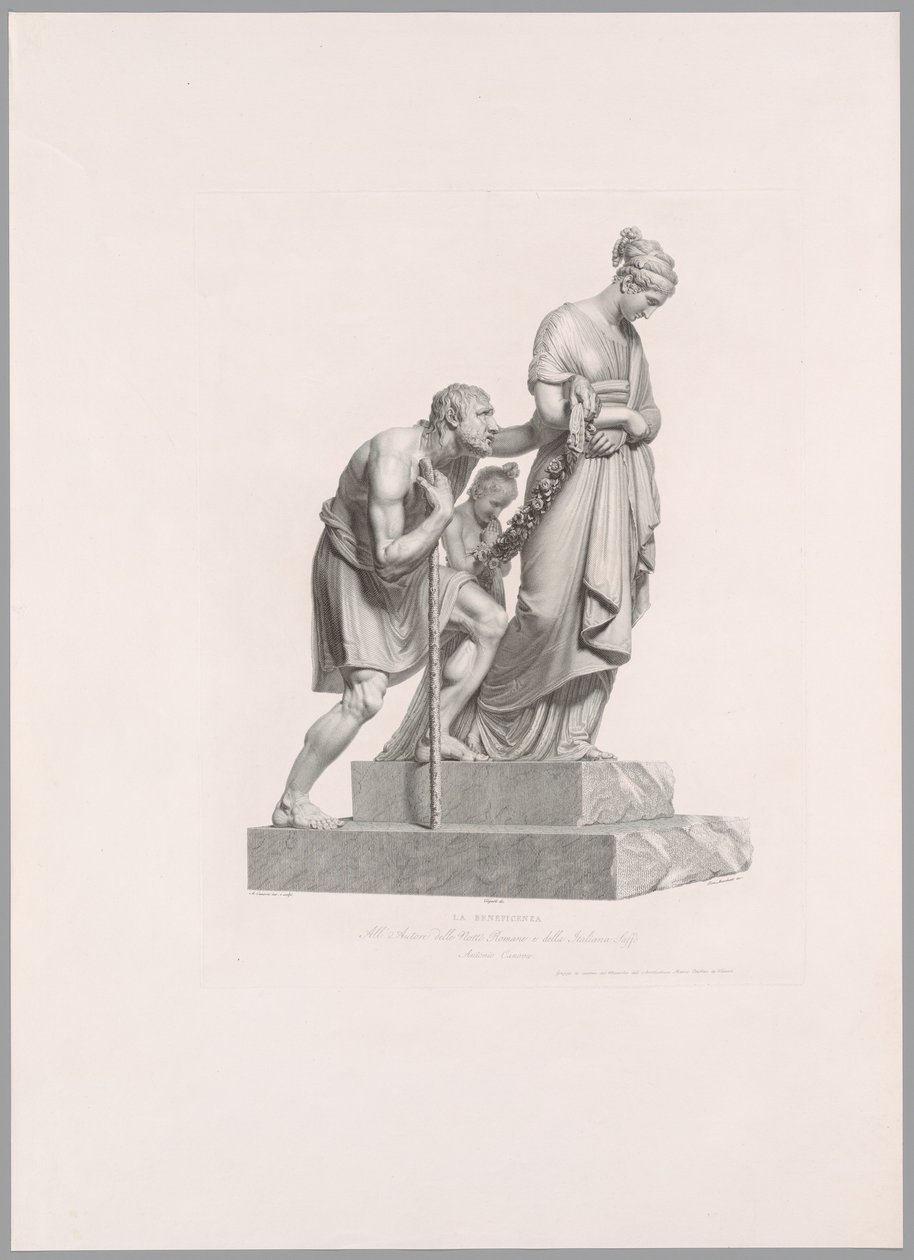 Caridade, da Oeuvre de Canova de Antonio Canova