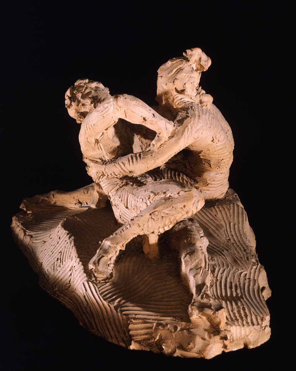 Cupido e Psique de Antonio Canova (1757-1822), modelo em barro de Antonio Canova