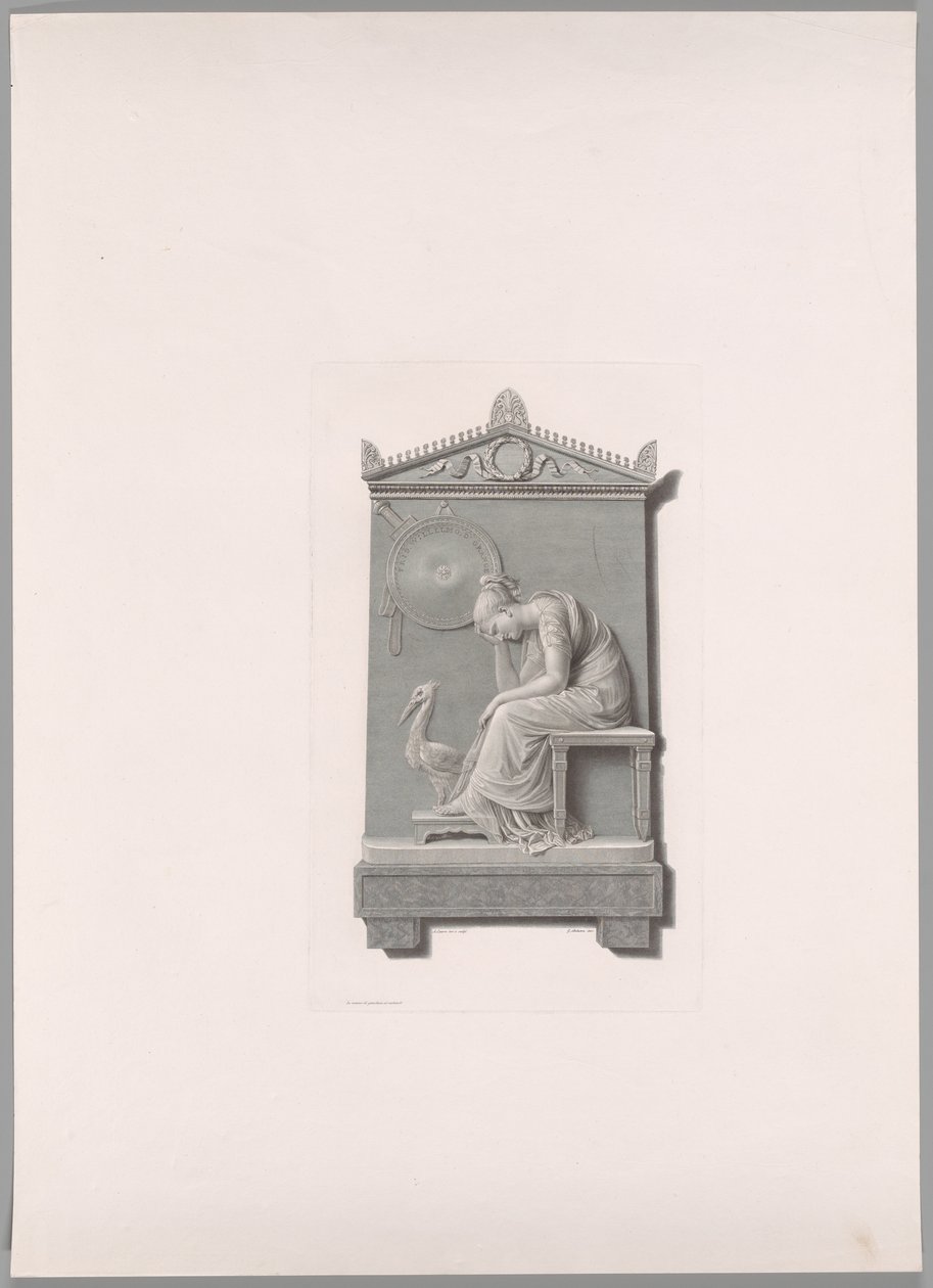 Monumento Funerário do Príncipe Guilherme de Orange Nassau, da Oeuvre de Canova de Antonio Canova