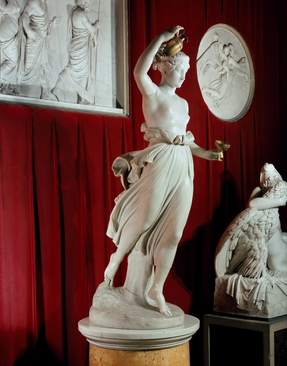 Hebe (mármore) de Antonio Canova