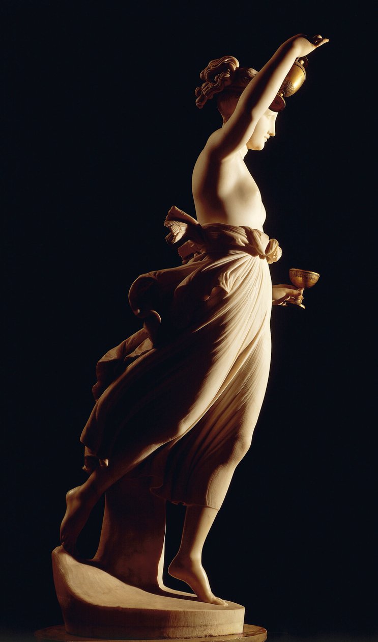 Hebe de Antonio Canova (1757-1822), estátua em mármore de Antonio Canova
