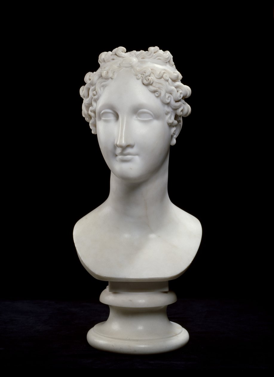 Cabeça Ideal, 1816 (mármore) de Antonio Canova
