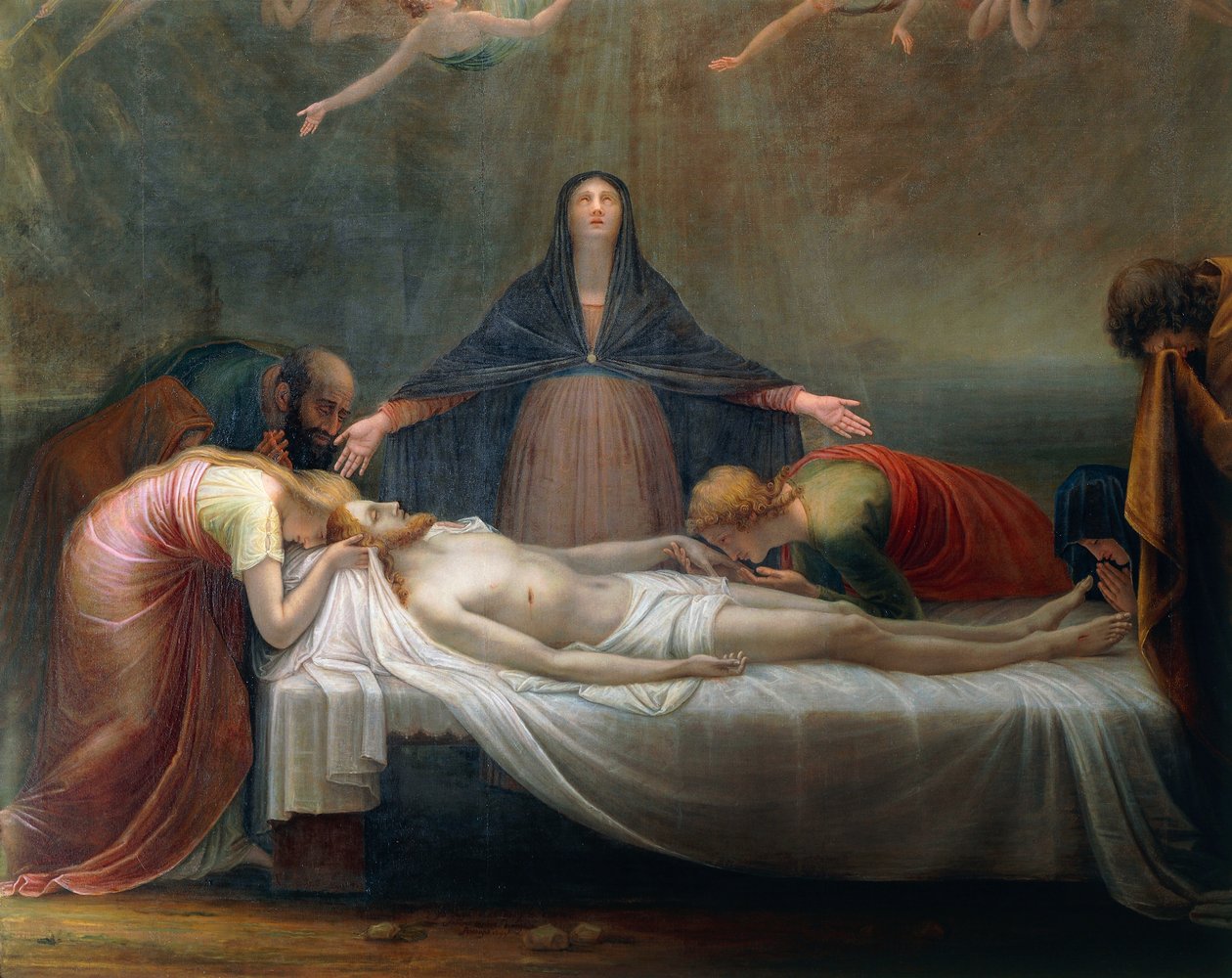 Lamentação sobre o Cristo Morto, de Antonio Canova, detalhe de Antonio Canova