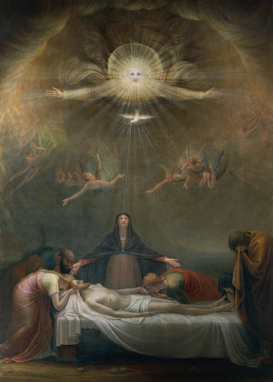 Lamentação sobre o Cristo Morto, de Antonio Canova, detalhe de Antonio Canova